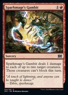 《火花魔道士の計略/Sparkmage's Gambit》[2X2] 赤C