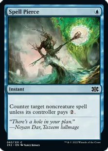 《呪文貫き/Spell Pierce》[2X2] 青C