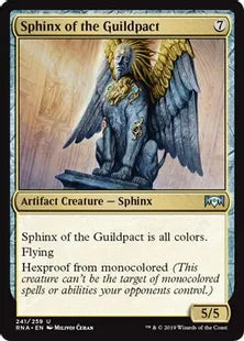 《ギルドパクトのスフィンクス/Sphinx of the Guildpact》[RNA] 茶U