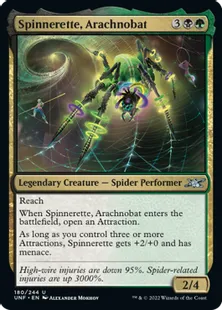 《Spinnerette, Arachnobat》[UNF] 金U