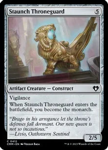 《堅牢な玉座守り/Staunch Throneguard》[CMM] 茶C