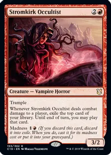 《流城の密教信者/Stromkirk Occultist》[C19]赤R
