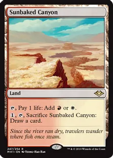 《灼陽大峡谷/Sunbaked Canyon》[MH1] 土地R