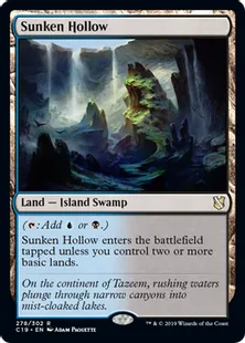 《窪み渓谷/Sunken Hollow》[C19]土地R