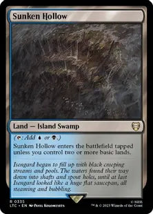 《窪み渓谷/Sunken Hollow》[LTC] 土地R