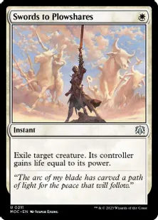 (211)《剣を鍬に/Swords to Plowshares》[MOC] 白U