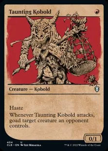 ■ショーケース■《嘲るコボルド/Taunting Kobold》[CLB-BF] 赤U