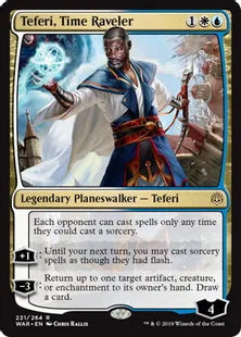 《時を解す者、テフェリー/Teferi, Time Raveler》[WAR] 金R