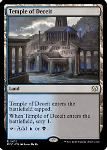 (431)《欺瞞の神殿/Temple of Deceit》[MOC] 土地R