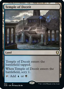 《欺瞞の神殿/Temple of Deceit》[CLB] 土地R
