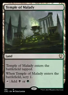 《疾病の神殿/Temple of Malady》(169)[ONC]土地R