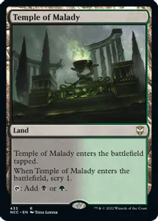 《疾病の神殿/Temple of Malady》[NCC] 土地R
