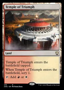 《凱旋の神殿/Temple of Triumph》(173)[ONC]土地R
