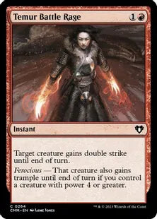 《ティムールの激闘/Temur Battle Rage》[CMM] 赤C
