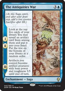《アンティキティー戦争/The Antiquities War》[DOM] 青R