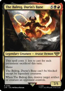 《ドゥリンの禍、バルログ/The Balrog, Durin's Bane》[LTR] 金R