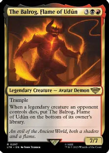 《ウドゥーンの焰、バルログ/The Balrog, Flame of Udûn》[LTR] 金R