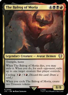 《モリアのバルログ/The Balrog of Moria》[LTC] 金R