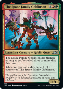 【ギャラクシー・Foil】《The Space Family Goblinson》[UNF-GF] 金U