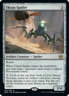 《スランの蜘蛛/Thran Spider》[BRO] 茶R