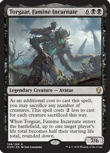 《飢饉の具現、トルガール/Torgaar, Famine Incarnate》[DOM] 黒R