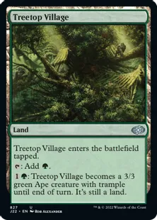《樹上の村/Treetop Village》[J22] 土地U