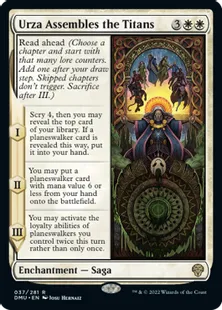 《ウルザ、タイタンズを組織する/Urza Assembles the Titans》[DMU] 白R