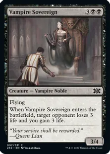 《吸血鬼の君主/Vampire Sovereign》[2X2] 黒C