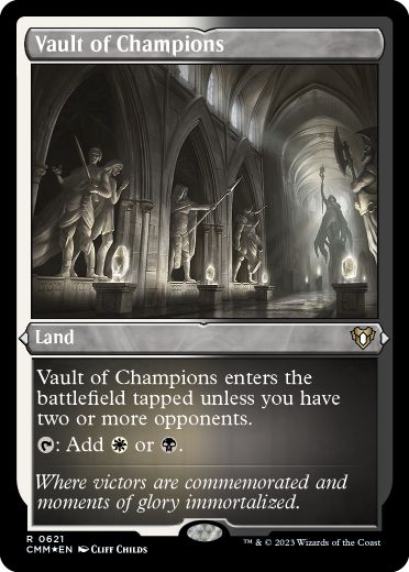 《勝者の大霊堂/Vault of Champions》[CMM-BF] 土地R