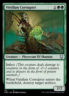 《ヴィリジアンの堕落者/Viridian Corrupter》(113)[ONC]緑U