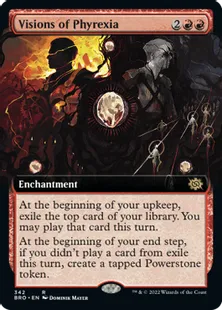 ■拡張アート■《ファイレクシアの幻視/Visions of Phyrexia》[BRO-BF] 赤R