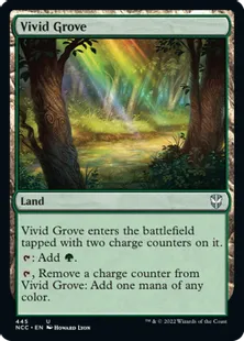 《鮮烈な林/Vivid Grove》[NCC] 土地U