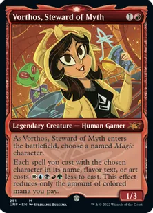■ショーケース■《Vorthos, Steward of Myth》[UNF-BF] 赤R