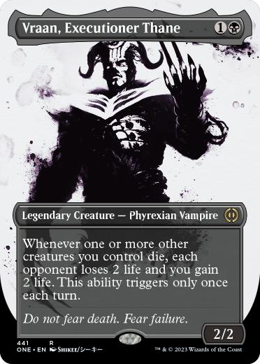 【S&C・F】《処刑者の族長、ヴラーン/Vraan, Executioner Thane》(441)[ONE-BF]黒R