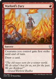 《大将軍の憤怒/Warlord's Fury》[DOM] 赤C