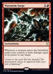 《戦嵐のうねり/Warstorm Surge》[C19]赤R