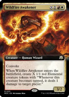 ■拡張アート■(131)《野火の呼び覚ます者/Wildfire Awakener》[MOC] 金R