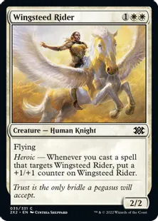 《天馬の乗り手/Wingsteed Rider》[2X2] 白C