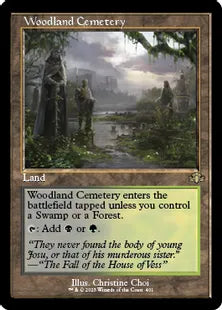 ■旧枠■《森林の墓地/Woodland Cemetery》[DMR] 土地R