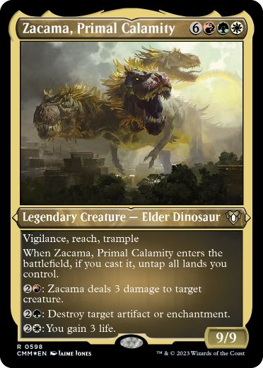 《原初の災厄、ザカマ/Zacama, Primal Calamity》[CMM-BF] 金R