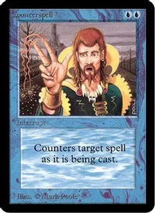 《対抗呪文/Counterspell》[LEA] 青U