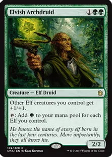 《エルフの大ドルイド/Elvish Archdruid》[CMA17] 緑R