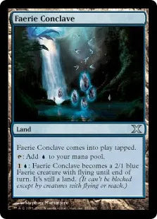 《フェアリーの集会場/Faerie Conclave》[10ED] 土地U