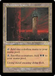《ファイレクシアの塔/Phyrexian Tower》[USG] 土地R