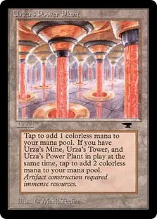 《ウルザの魔力炉/Urza's Power Plant》A　Pillar[ATQ] 土地U