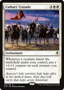 《聖戦士の進軍/Cathars' Crusade》[C16] 白R