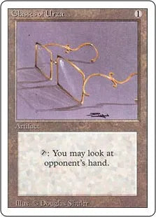 《ウルザの眼鏡/Glasses of Urza》[3ED] 茶U