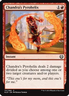 《チャンドラの螺旋炎/Chandra's Pyrohelix》[KLD]赤C