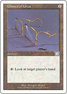 《ウルザの眼鏡/Glasses of Urza》[6ED] 茶U