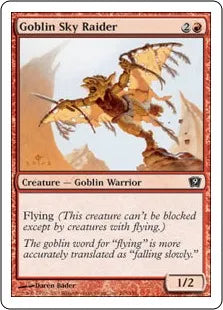 《ゴブリンの空襲部隊/Goblin Sky Raider》[9ED] 赤C